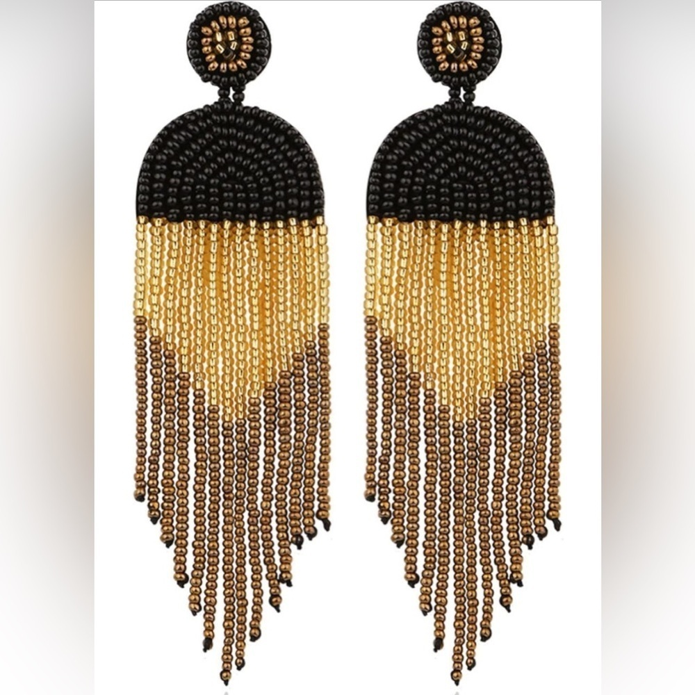 Tassel Beaded Earrings
